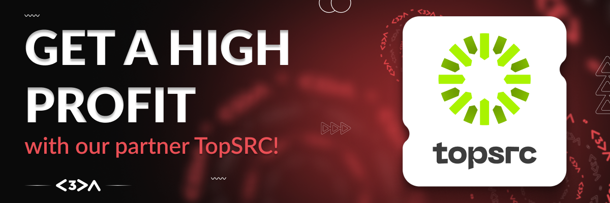 Get a HIGH PROFIT with our partner TopSRC 💸🤭